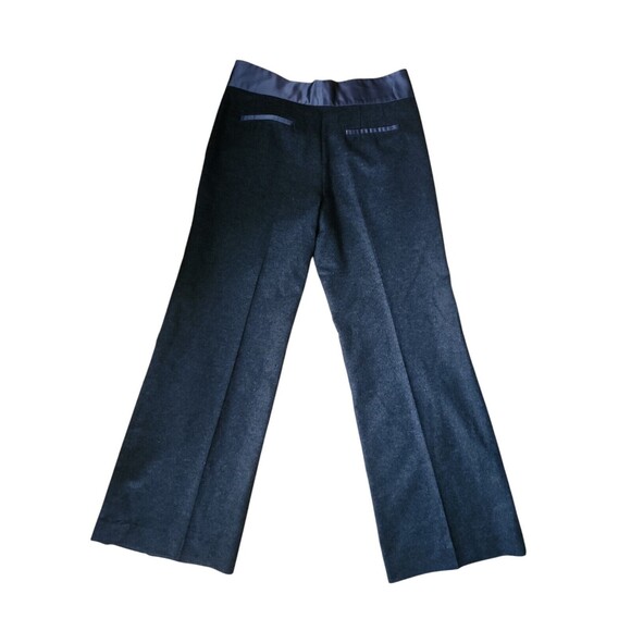 Tse Say Vintage Y2K Wide Leg Trouser Pants Womens Size 8 Wool Cashmere Old Money - Picture 4 of 8